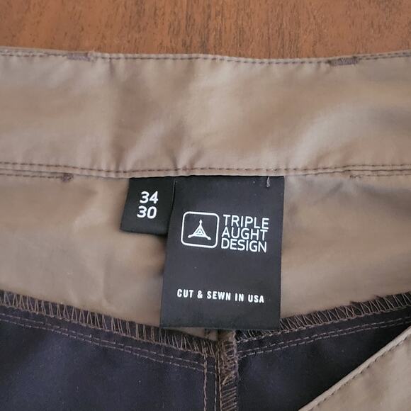 Triple Aught Design Cargo Pants Black Khaki Size 34 W 30 L New, no tags. - Picture 8 of 14